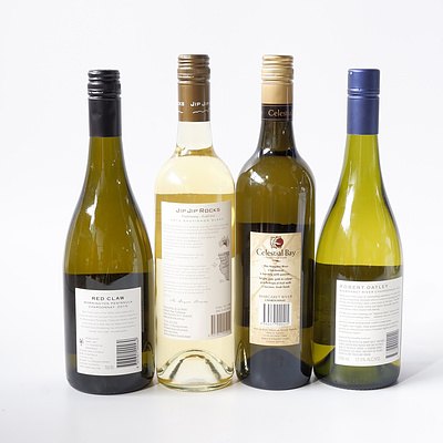 Three 750ml Bottles of Jip Jip Rocks Sauvignon 2013, Four Bottles of Red Claw Chardonnay 2010 and Two other Bottles
