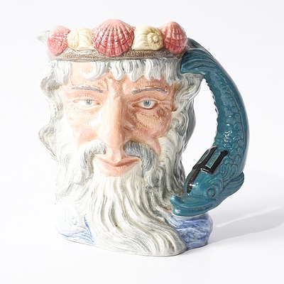 Royal Doulton Neptune Character Jug By Max Henk, D6548
