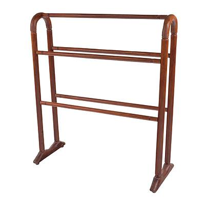 Reproduction Antique Style Timber Towel Rack