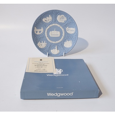 Wedgwood Australian Capital Cities Collector Plate, Limited Edition Number 347 of 2500, in Original Box