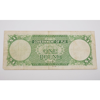 1965 Fiji One Pound Banknote