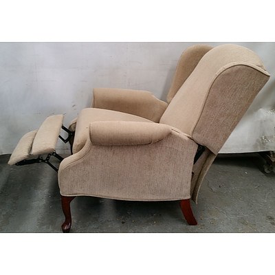 Classic Wingback Recliner Arm Chair