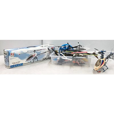 Pallet of Assorted R/C Helicopters