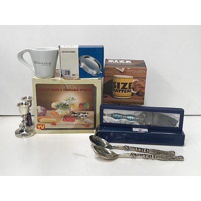 Lot of Homewares & Household Goods including Silver Plated Wares