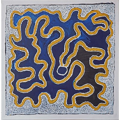 Willy Billabong (Kukatja 1930-2005) Acrylic on Canvas