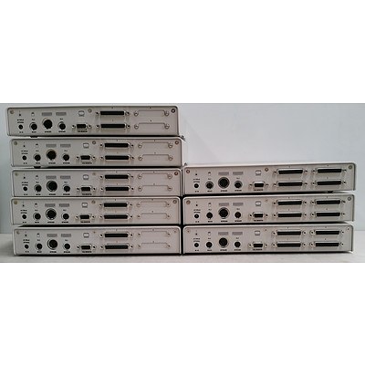 Lot of: 8 Compu Switches,1 Smart Ups 1400 and 1 HDD Array