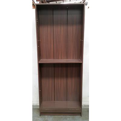 Sturdy Timber Storage Cabinet and Tall Book Shelf