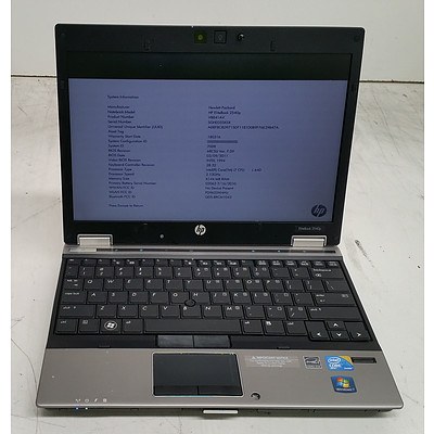 HP EliteBook 2540p 12-Inch Core i7 (L-640) 2.13GHz Laptop