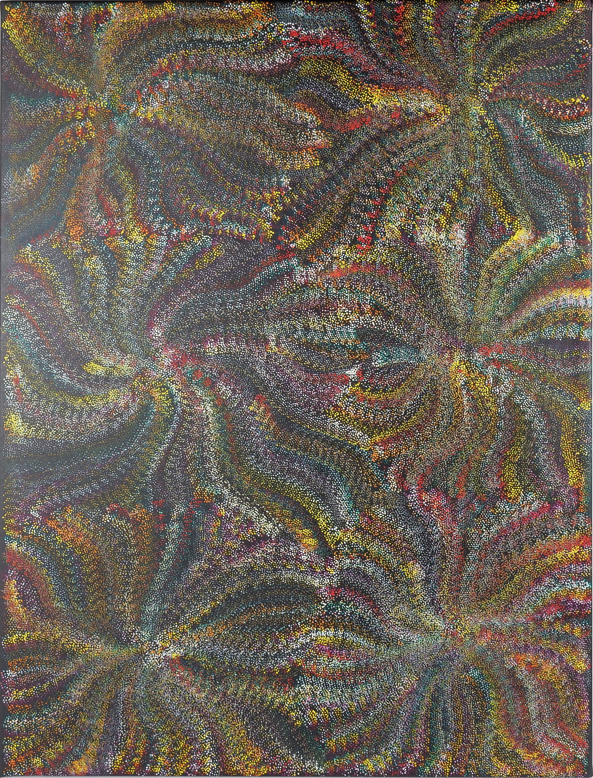 'Maureen Purvis Kngwarreye (1962-) Atnwelarre - Pencil Yam Dreaming, Acrylic on Canvas'