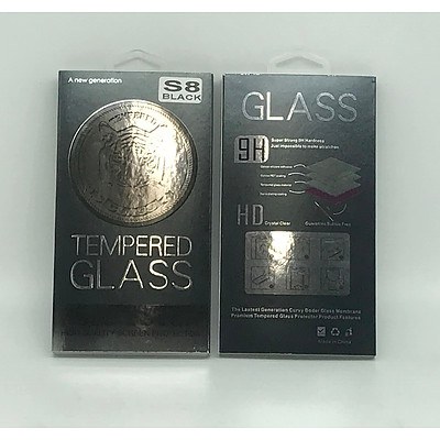 Lot of Brand New Tempered Glass 9H Galaxy S9 & S9+ Full Cover High Quality Screen Protectors x44