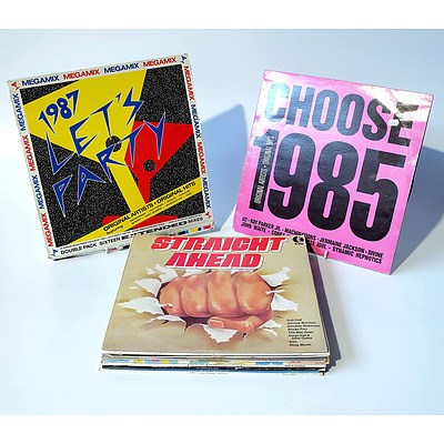 Group of Records Including; 'Summer '87 ', 'Just Hits '85-'86 ', '1983 20 Hot Hits The Hot Ones', '1983 Summer Breaks' and More