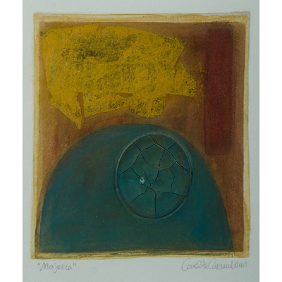 CARAMBANO Conchita (b.1961) Two Works, 'Majolica' & 'Tucson'
