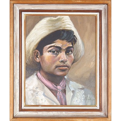 EARL Jack (1908-1994) 'Joaquin, Mayan Spanish Youth from Manzanillo Mexico' 1968