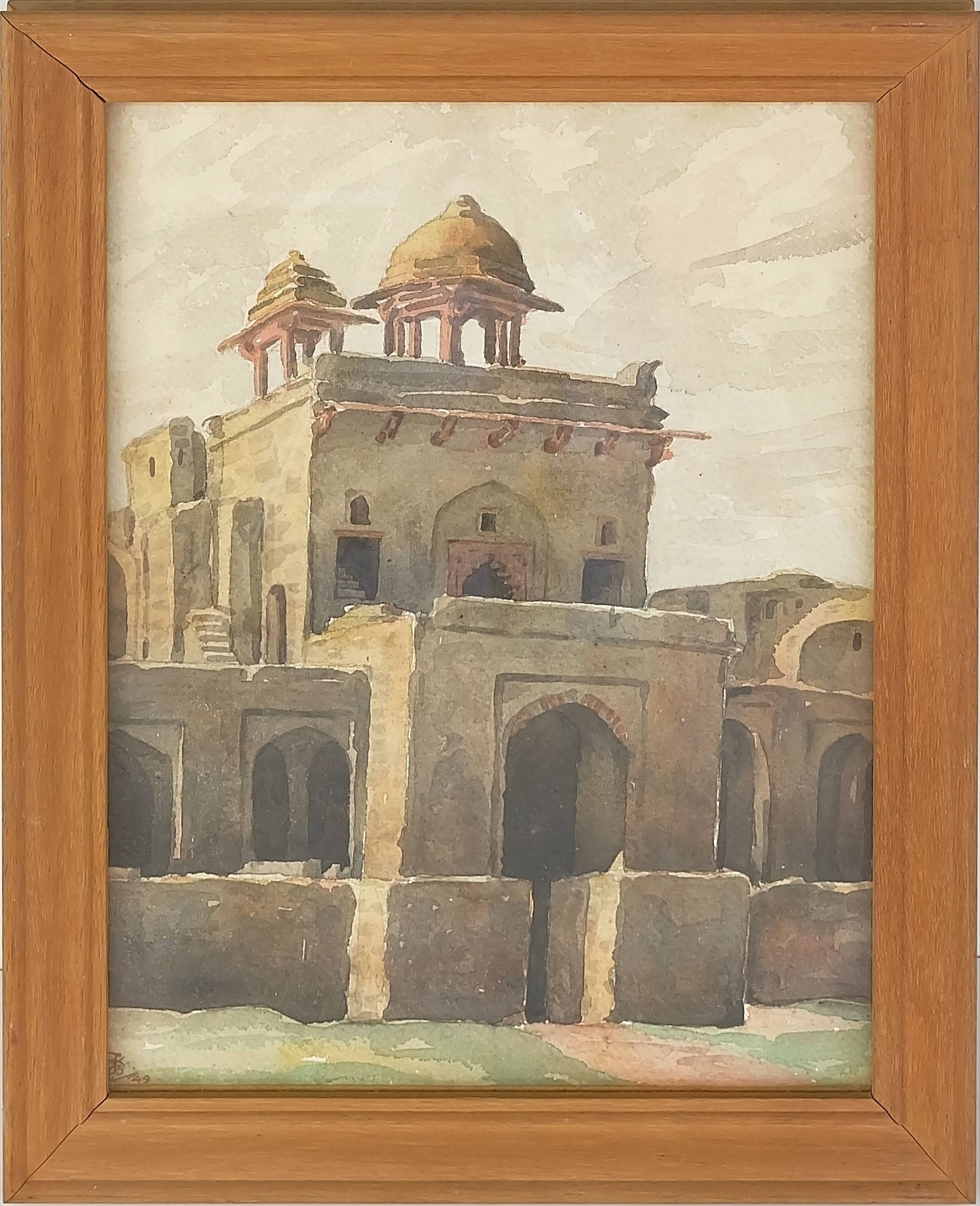 'Group of 7 Indian Topographical Watercolours, Early to Mid 20th Century'