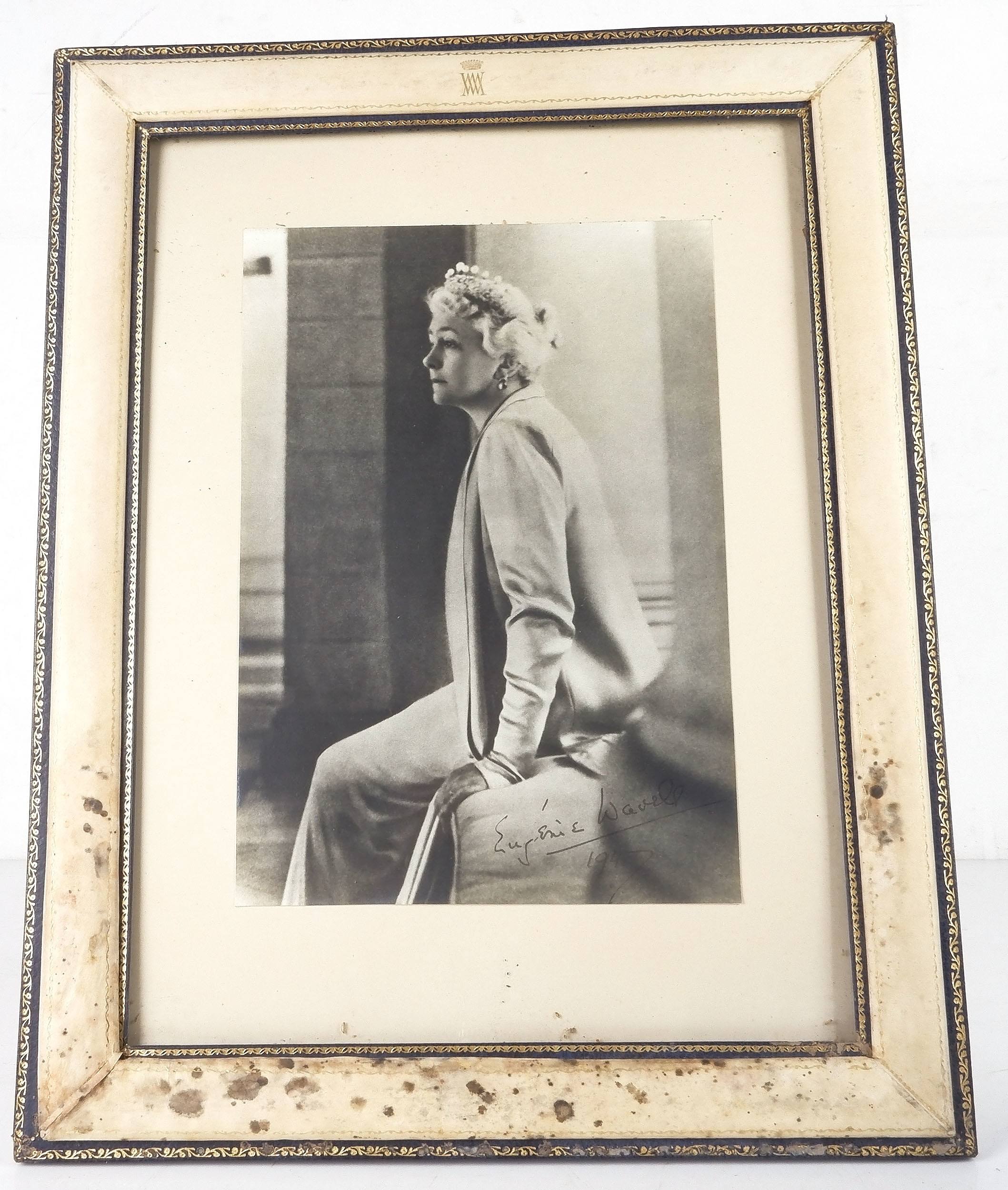 'Signed Portrait of Eugenie Marie Wavell, Countess Wavell by Cecil Beaton'