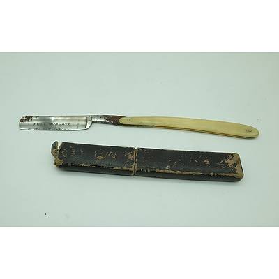 Group of Vintage Cut Throat Razors and Shavers Including Gillette, Blue Wonder, Joseph Rodgers & Sons and More