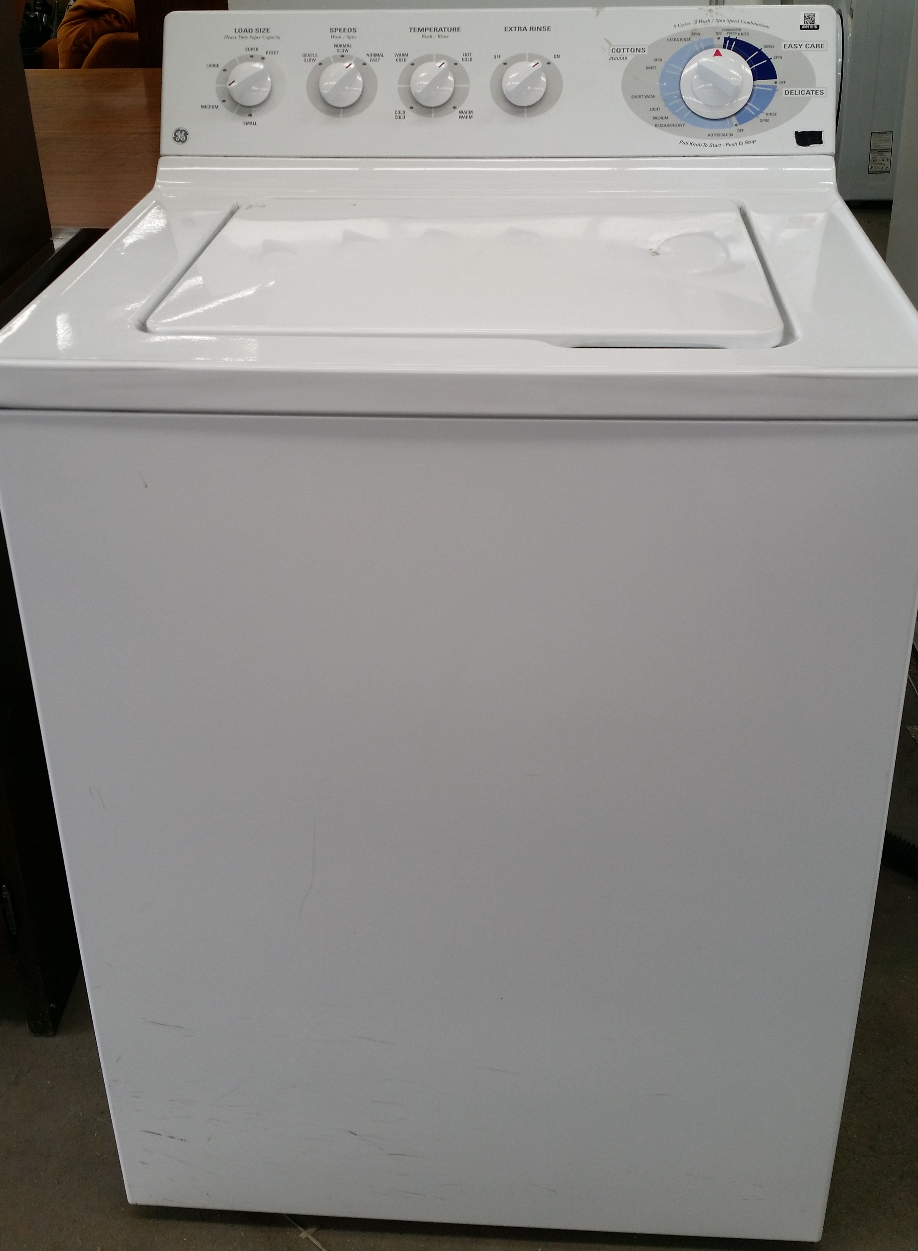 ge heavy duty super capacity washer