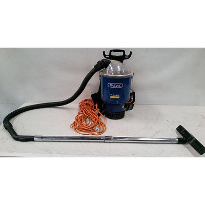 Pac Vac Super Pro 700 Commercial Back Pack Vacuum Cleaner