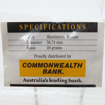 1988 Australia Five Dollar Commemorative Coin in Original Sealed Packet