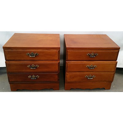 Two Bedside Chests of Drawers