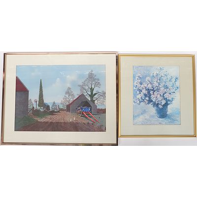 Eight Framed Prints, Assorted Subjects and Styles
