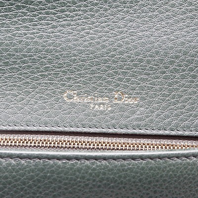 Christian Dior Green Diorama Calfskin Bag