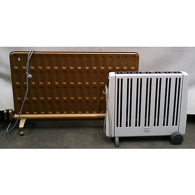 Two Dimplex Oil Column Heaters