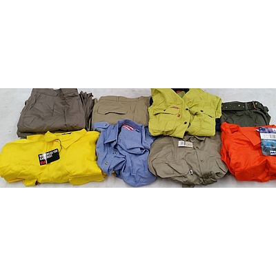 Men's Jeans, Pants, Shirts and High Visibility Workwear - Lot of 24 - New