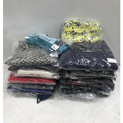 Large Group of Brand New Ladies Clothes Size 24/26 Including Cardigans, Tops, Stretch Pants, Kimono and a Poncho
