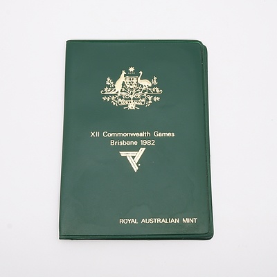 1982 Royal Australian Mint Six Coin Set - XII Commonwealth Games Brisbane