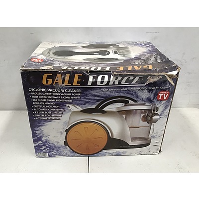 Gale Force Cyclonic Vacuum Cleaner In Original Box