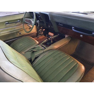 9/1969 Chevrolet Camaro 2d Convertible Green 5.0L