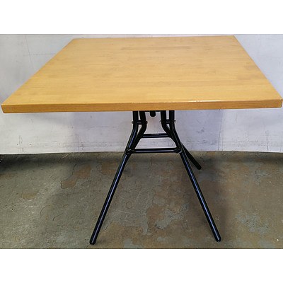 Sigtah Folding Cafe Tables - Lot of Six