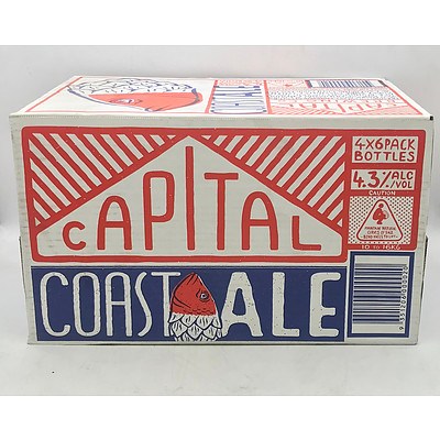 Case of 24x Capital Brewing Co. Coast Ale Bottles