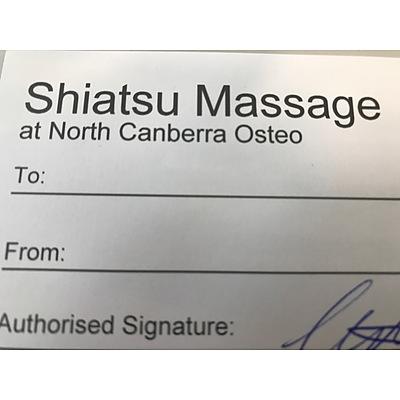Shiatsu massage at North Canberra Osteopathy