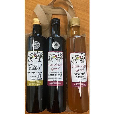 Homeleigh Grove Olive Oil and Vinegar Gift Pack