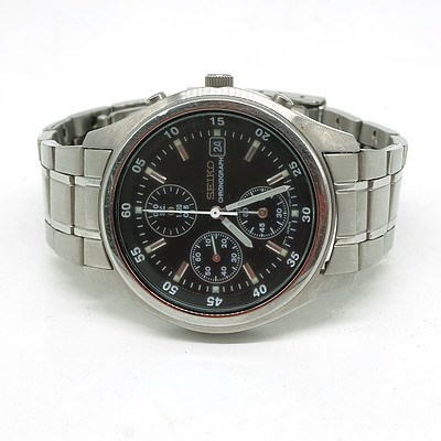 Seiko Chronograph Silver Watch
