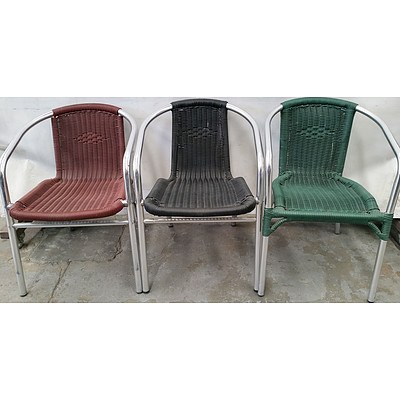 Outdoor Cafe/Restaurant Chairs - Lot of 33