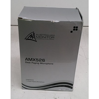Australian Monitor AMX526 Desk Paging Microphone - Brand New