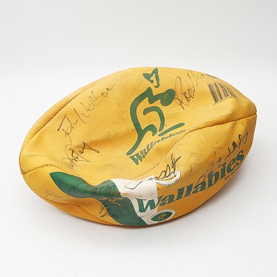 Signed Wallabies Rugby Ball
