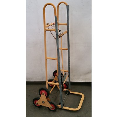 Stair Climbing Trolley with Built in Tie Down Strap