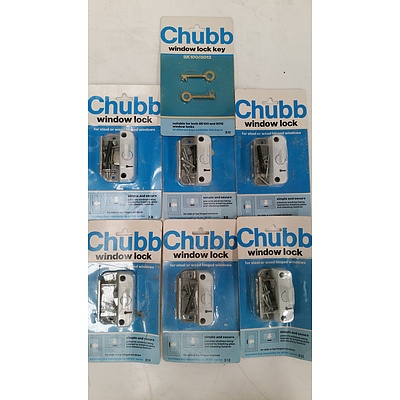 Chubb Hinged Window Locks - Lot of 20 - New