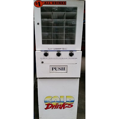 Coin Operated Cold  Drinks Can Vending Machine