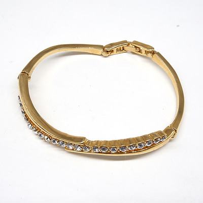 Vermeil Bangle with Paste