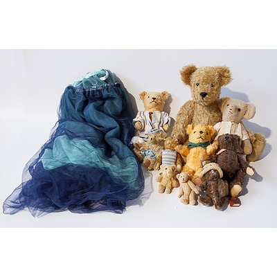 Ten Vintage and Other Ten Teddy Bears