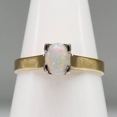 18ct Yellow Gold Opal Ring