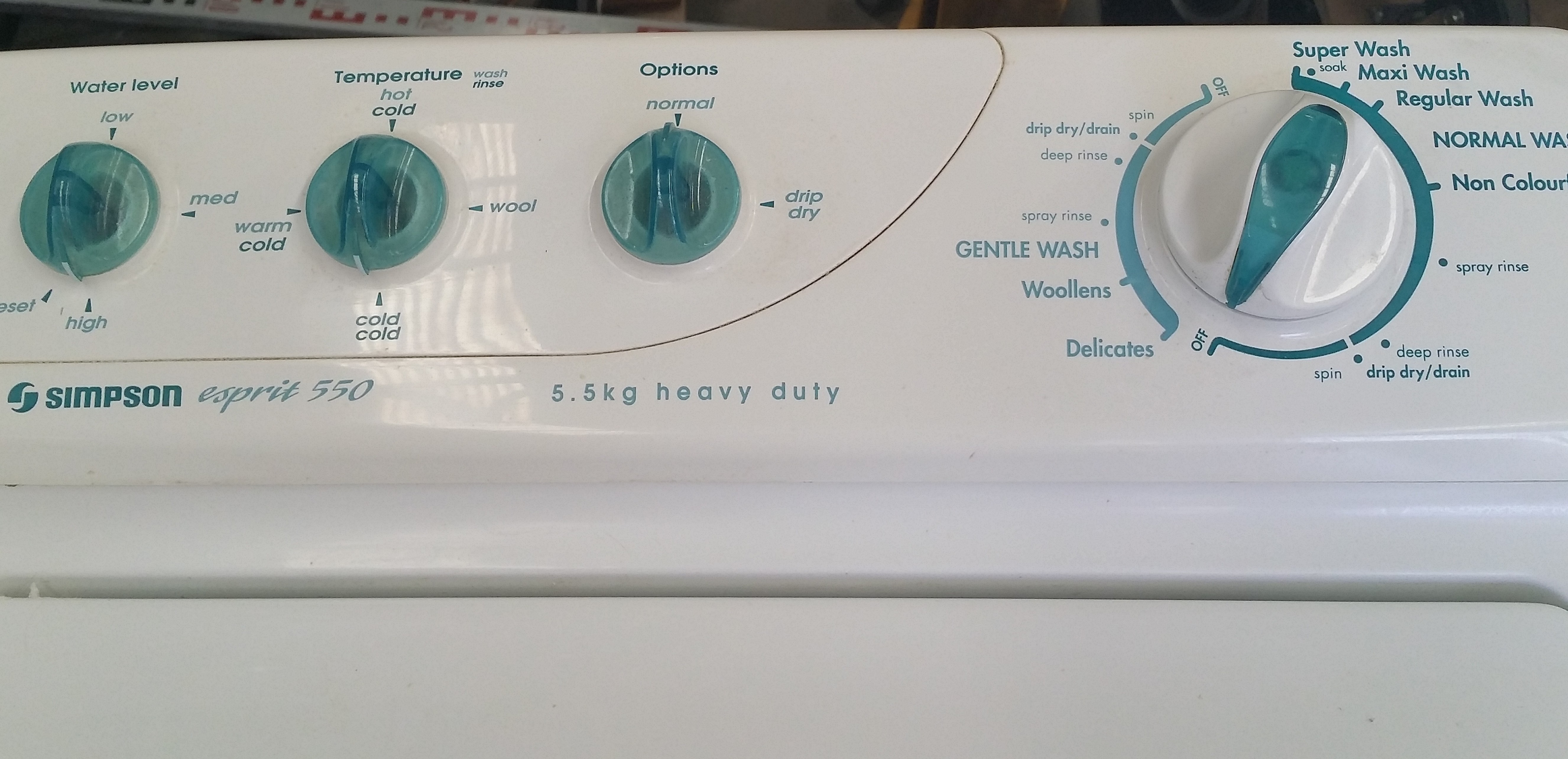 simpson 550 washing machine