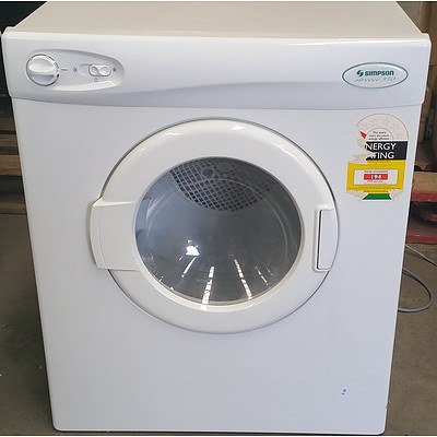 Simpson Sirocco 350 3.5KG Clothes Dryer
