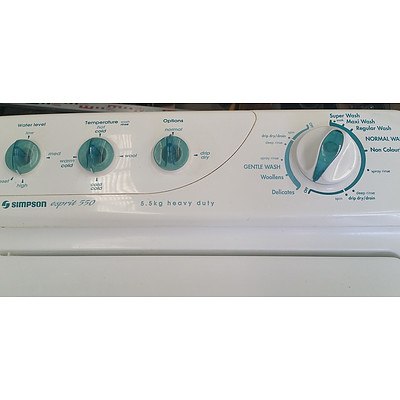 simpson 550 washing machine