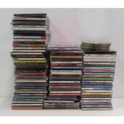 Lot of 80+ Cased CDs and 20+ Loose Discs